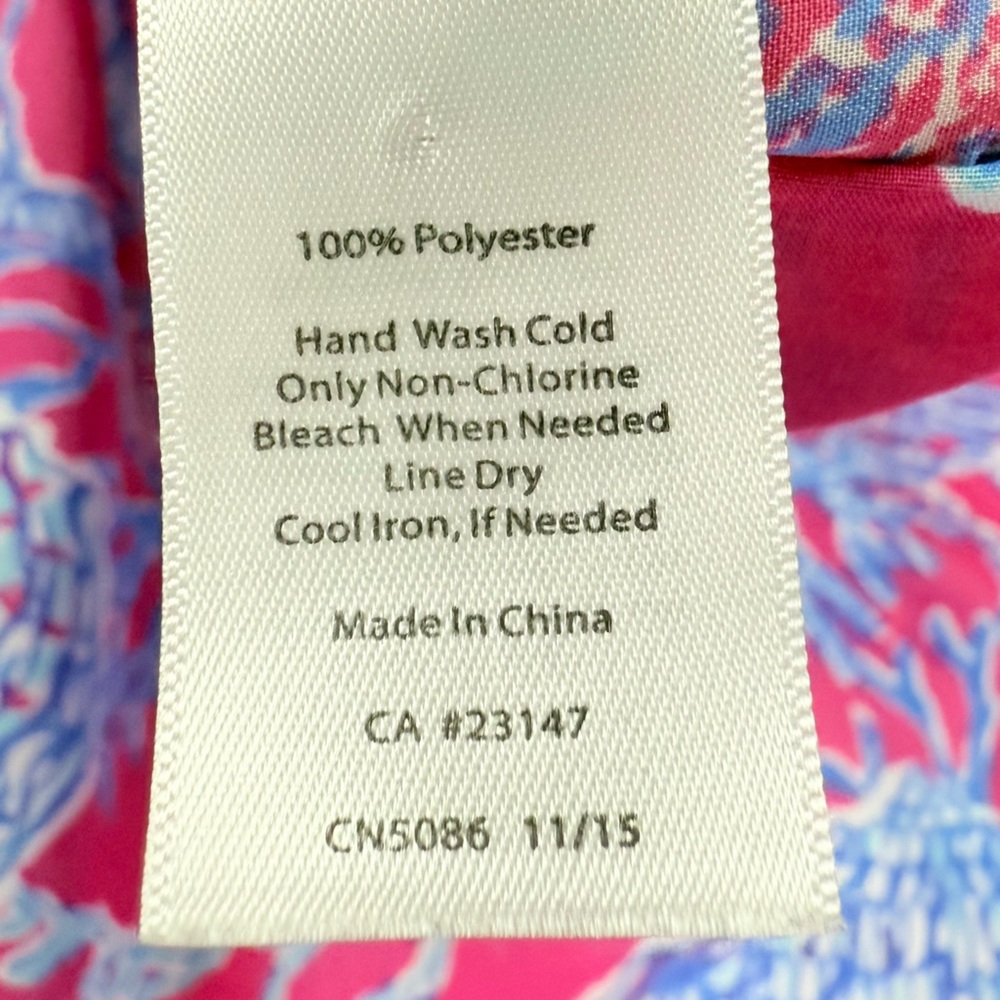 Talbots Seashell Semi Sheer Dress Tunic Swimsuit Coverup Beachy Resortwear EUC - Picture 9 of 9